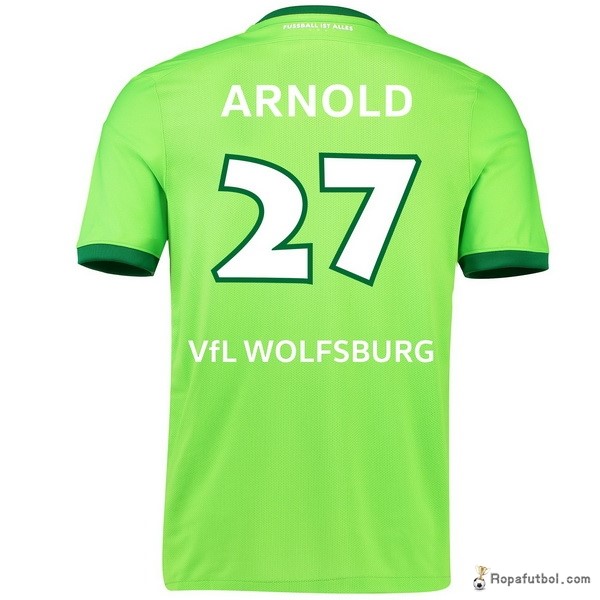 Camiseta VfL Wolfsburgo Replica Primera Ropa Arnold 2016/17 Verde